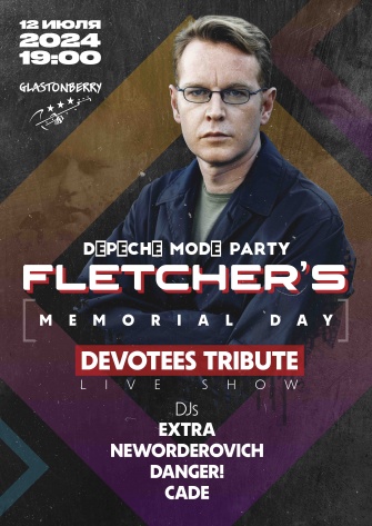 Depeche Mode Party Fletcher's Memorial Day